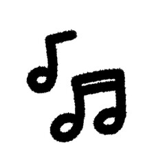 music song note png cute cartoon handwrite design kid and art doodle retro design pen outline element