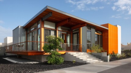 Modern house exterior design