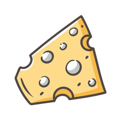 cheese icon, cheese vector illustration-simple illustration of cheese, perfect for cheese logos and icons