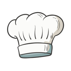 chef hat icon, chef hat vector illustration-simple illustration of chef hat, perfect for chef hat logos and icons