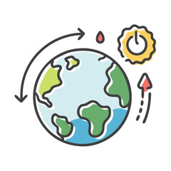 climate icon, climate vector illustration-simple illustration of climate, perfect for climate logos and icons