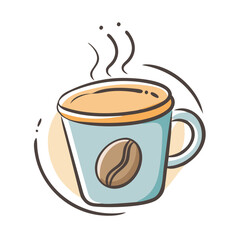 coffee icon, coffee vector illustration-simple illustration of coffee, perfect for coffee logos and icons