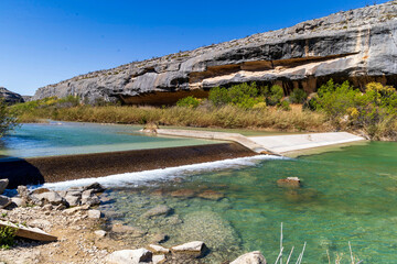 aventura navegando el Rio Pecos Texas acampar y pesca