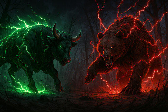 bull vs bear  BUY vs SELL