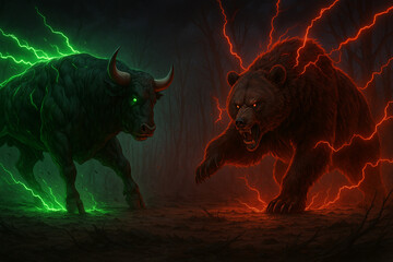 bull vs bear  BUY vs SELL