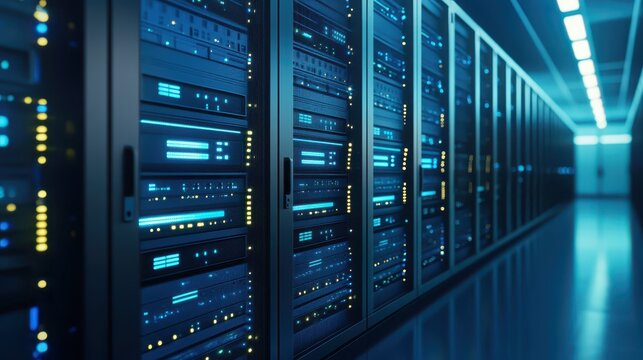 Inside the data center, a comprehensive view of modern server infrastructure and network technology