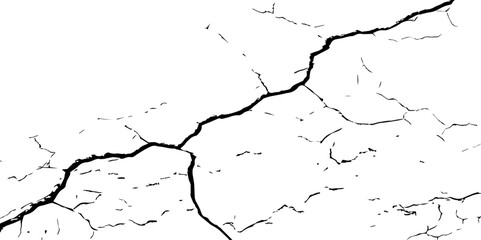 Closeup of dry fissure ground. White dried and cracked ground earth background.Gray crack on earth texture. erosion.	
