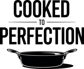 Cooking svg typography design.