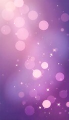 Generative AI: Ethereal lilac glow with radiant orbs and twinkling stardust particles floating in harmonious abstract design
