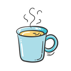 cup with steam icon, cup with steam vector illustration-simple illustration of cup with steam, perfect for cup with steam logos and icons