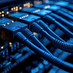 Network cables and computer server technology