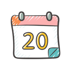 date icon, date vector illustration-simple illustration of date, perfect for date logos and icons