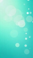 Generative AI turquoise dreamscape with floating ethereal orbs of light