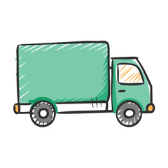 delivery truck i icon, delivery truck i vector illustration-simple illustration of delivery truck i, perfect for delivery truck i logos and icons