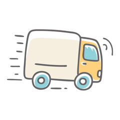 delivery truck i icon, delivery truck i vector illustration-simple illustration of delivery truck i, perfect for delivery truck i logos and icons