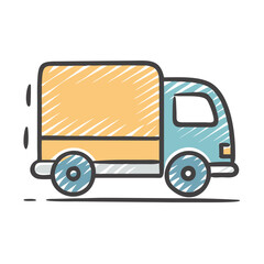 delivery truck i icon, delivery truck i vector illustration-simple illustration of delivery truck i, perfect for delivery truck i logos and icons