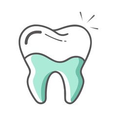 dental icon, dental vector illustration-simple illustration of dental, perfect for dental logos and icons