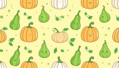 Cute Pumpkin Pattern.