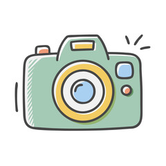 digital camera icon, digital camera vector illustration-simple illustration of digital camera, perfect for digital camera logos and icons