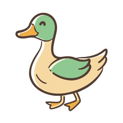 duck icon, duck vector illustration-simple illustration of duck, perfect for duck logos and icons