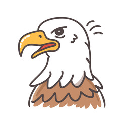 eagle icon, eagle vector illustration-simple illustration of eagle, perfect for eagle logos and icons