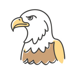 eagle icon, eagle vector illustration-simple illustration of eagle, perfect for eagle logos and icons