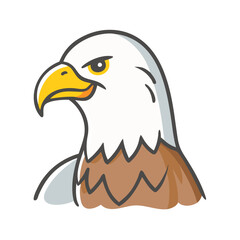 eagle icon, eagle vector illustration-simple illustration of eagle, perfect for eagle logos and icons