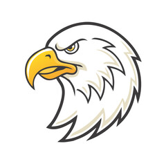 eagle logo icon, eagle logo vector illustration-simple illustration of eagle logo, perfect for eagle logo logos and icons