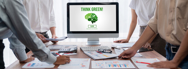 Green business transformation for brisk corporate business to thank green marketing strategy
