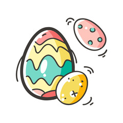 easter icon, easter vector illustration-simple illustration of easter, perfect for easter logos and icons