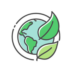 eco friendly icon, eco friendly vector illustration-simple illustration of eco friendly, perfect for eco friendly logos and icons
