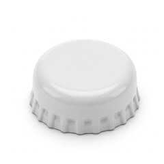 bottle cap isolated on white