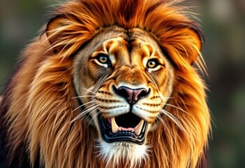 Fototapeta premium portrait of a lion