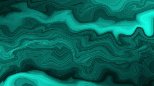 Smooth abstract textured detailed marble warm cyan liquid fliud seamless loop background
