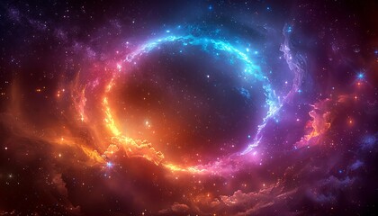 Fototapeta premium Cosmic ring nebula