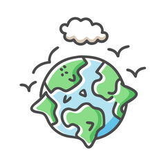 environment icon, environment vector illustration-simple illustration of environment, perfect for environment logos and icons