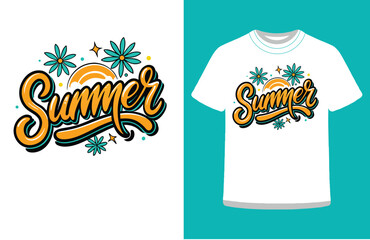 Summer Mode On Fun and Bright T-Shirt Design for Sunshine Lovers.