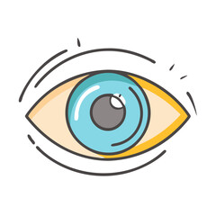 eye icon, eye vector illustration-simple illustration of eye, perfect for eye logos and icons