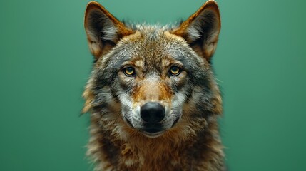 Fototapeta premium Close-up portrait of a wolf