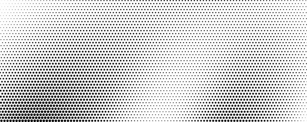 Halftone gradient wave pattern circle dots on white background. Vector abstract pattern. Pop art cartoon style texture illustration. Modern grunge dotted lines.