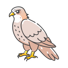 falcon icon, falcon vector illustration-simple illustration of falcon, perfect for falcon logos and icons