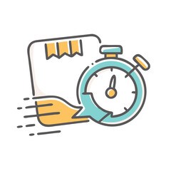 fast delivery icon, fast delivery vector illustration-simple illustration of fast delivery, perfect for fast delivery logos and icons
