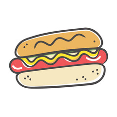 fast food icon, fast food vector illustration-simple illustration of fast food, perfect for fast food logos and icons