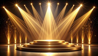 Golden Award Stage Spotlight.