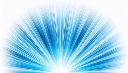 Obraz premium blue light rays isolated on white