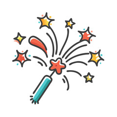 firework icon, firework vector illustration-simple illustration of firework, perfect for firework logos and icons