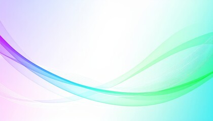 Abstract multicolor 3d gradient background with hi-tech elements and waves