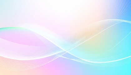 Naklejka premium Abstract multicolor 3d gradient background with hi-tech elements and waves