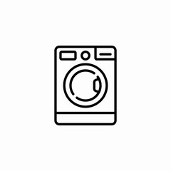 washing machine icon sign vector