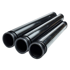 Fototapeta premium Plastic Pipe Isolated on white transparent background, cutout